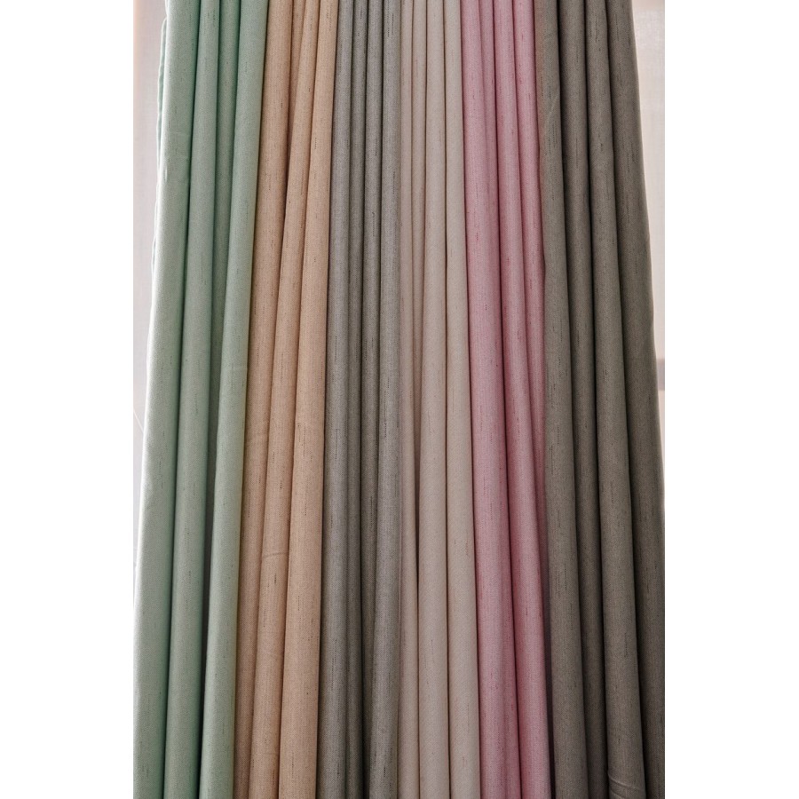 Κουρτίνα Kara Palamaiki Beige 140X260 Polyester