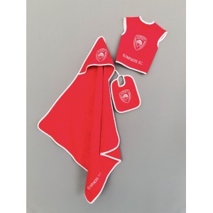 Σετ Λουτρού Βρεφικό Palamaiki Olympiacos Baby Block 37X40 - 20X25 