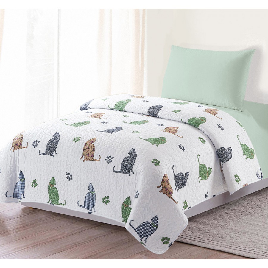 Κουβερλί Παιδικό Cat 160X220 Saint Clair
