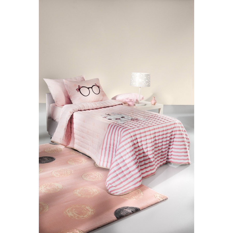Κουβερλί Παιδικό Rosie Pinky Suede 160X230 Saint Clair Κουβερλί Παιδικό Rosie Pinky Suede 160X230 Saint Clair