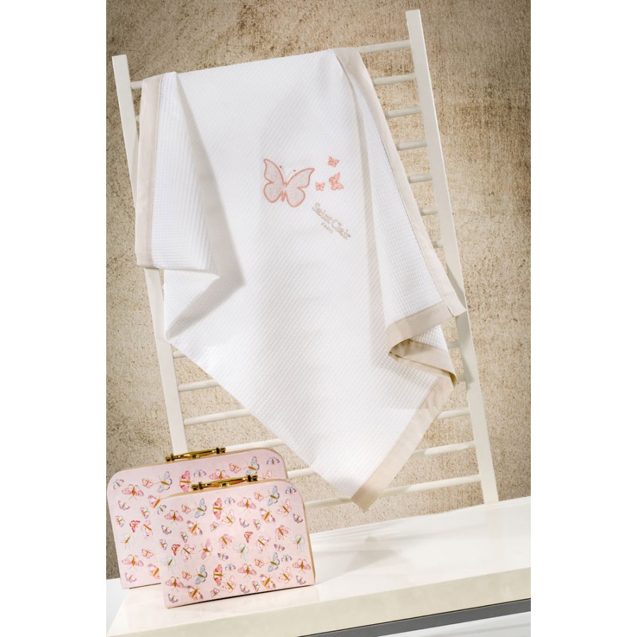 Κουβέρτα Bebe Contessa Πικέ Κούνιας 110X150 Saint Clair