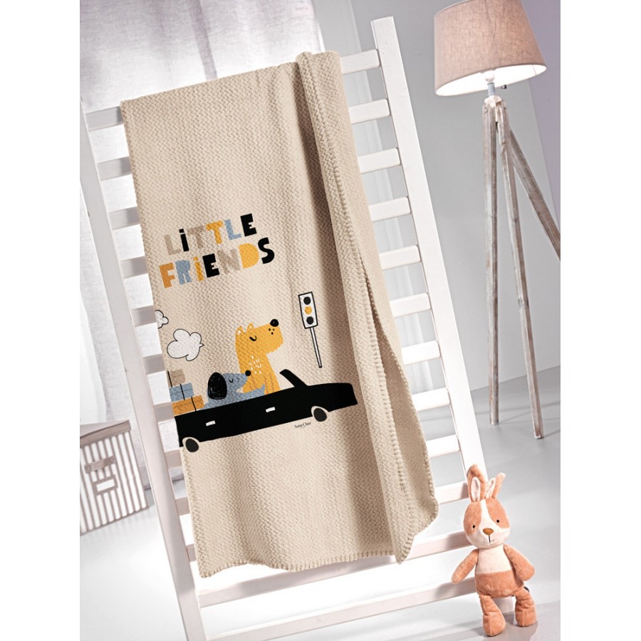 Κουβέρτα Βελουτέ Ultrasoft Doggy Blue Μονή 160X220 Saint Clair Κουβέρτα Βελουτέ Ultrasoft Doggy Blue Μονή 160X220 Saint Clair