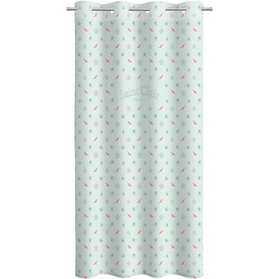 Παιδική Κουρτίνα Rosie Mint V2 160X240 Saint Clair Παιδική Κουρτίνα Rosie Mint V2 160X240 Saint Clair