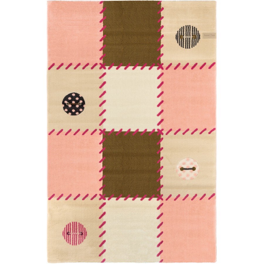 Παιδικό Χαλί Patchwork Pink 150X200 Saint Clair Παιδικό Χαλί Patchwork Pink 150X200 Saint Clair