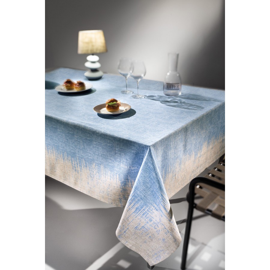 Τραπεζομάντηλο 1021 Blue Jean Beige 145X220 Saint Clair