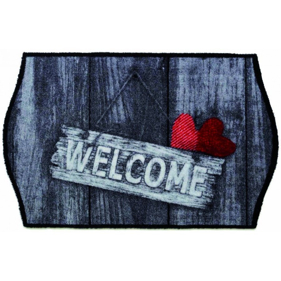 Πατάκι Εισόδου Sdim Elegance 110 S1 Welcome Hearts 50X75