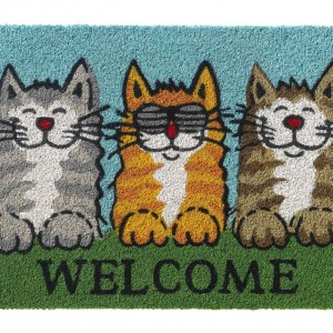 Πατάκι Εισόδου Sdim Ruco Print 749 Welcome Cats 40X60