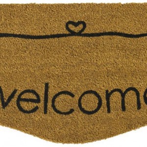 Πατάκι Εισόδου Sdim Trend Curve 807 Welcome Heart 40X70