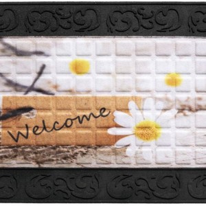 Πατάκι Εισόδου Sdim Venga 004 Welcome Daisies 45X75