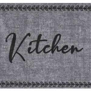 Πατάκι κουζίνας Cook & Wash 495 Floreale Kitchen Grey Sdim 50X150