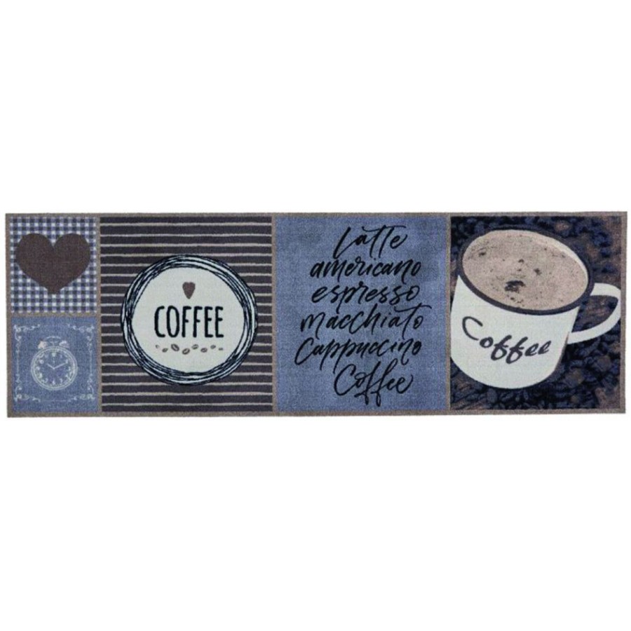 Πατάκι Κουζίνας Sdim Cοοκ & Wash 310 Love Good Coffee 50X150