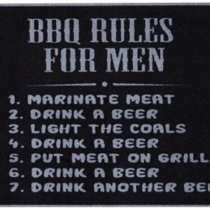 Πατάκι Sdim Bbq Mat 330 Bbq Rules For Men 67X120