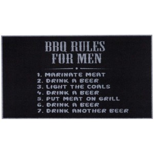 Πατάκι Sdim Bbq Mat 330 Bbq Rules For Men 67X120