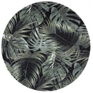 Στρογγυλό Πατάκι Universal 985 Palm Leaves Sdim Φ100