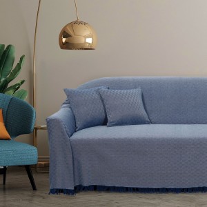 0224 Ριχτάρι Τριθέσιου Καναπέ 180X300 Μπλε Das Home