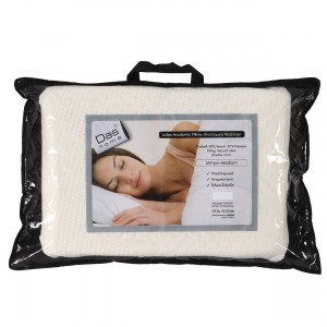 1063 Μαξιλάρι Latex Anatomic 65X40 Λευκό Das Home