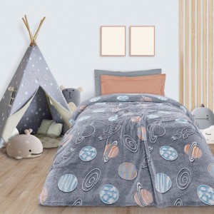 4834 Κουβέρτα Fleece 160Χ220 Kid Μπλε Das Home