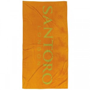 5858 Πετσέτα Θαλάσσης Santoro 100X170 Πορτοκαλί Das Home
