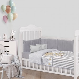 6617 Κουβέρτα Βελουτέ 110X140 Relax Κούνιας 110X140 Γκρι Das Home