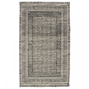 7017 Χαλί 140X200 Μαύρο Das Home