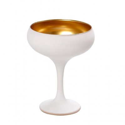 MAYA WHITE GOLD ΠΟΤΗΡΙ ΣΑΜΠ. COUPE ΛΕΥΚΟ-ΧΡΥΣΟ ΜΑΤ 270CC 9,5Χ13,2ΕΚ