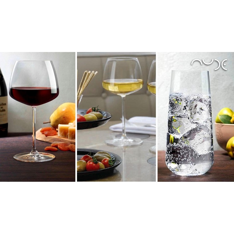 NUDE MIRAGE WHITE WINE SET6 425CC 6/12 (FD66033/6