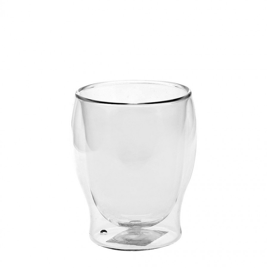 ΠΟΤΗΡΙ ΔΙΠΛΟΤΟΙΧΟ ΚΑΜΠΥΛ. BOROSILICATE 280ML 8,7Χ8,7Χ11ΕΚ