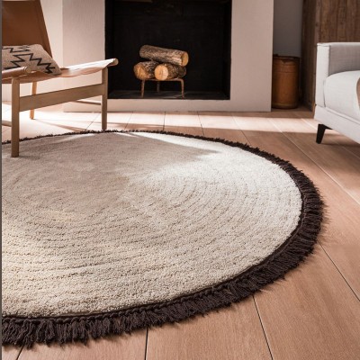 Χαλί Στρογγυλό Harper 925/05 Φ150 Μπεζ/Cocoa Brown Gofis Home Χαλί Στρογγυλό Harper 925/05 Φ150 Μπεζ/Cocoa Brown Gofis Home