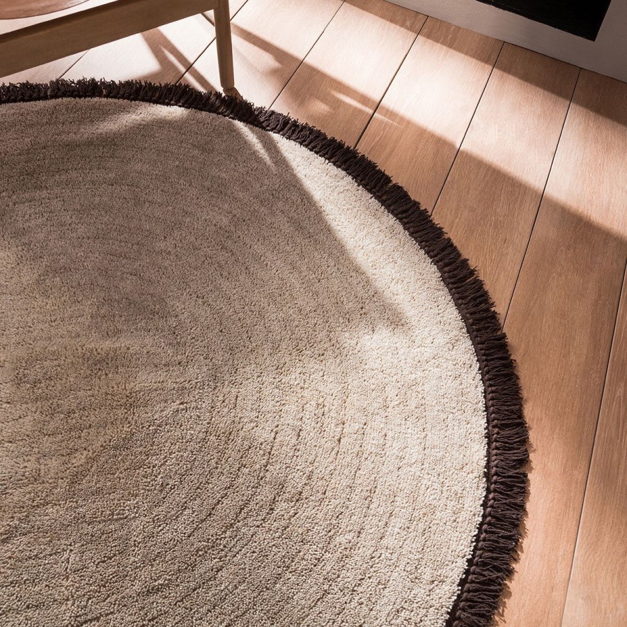 Χαλί Στρογγυλό Harper 925/05 Φ150 Μπεζ/Cocoa Brown Gofis Home Χαλί Στρογγυλό Harper 925/05 Φ150 Μπεζ/Cocoa Brown Gofis Home