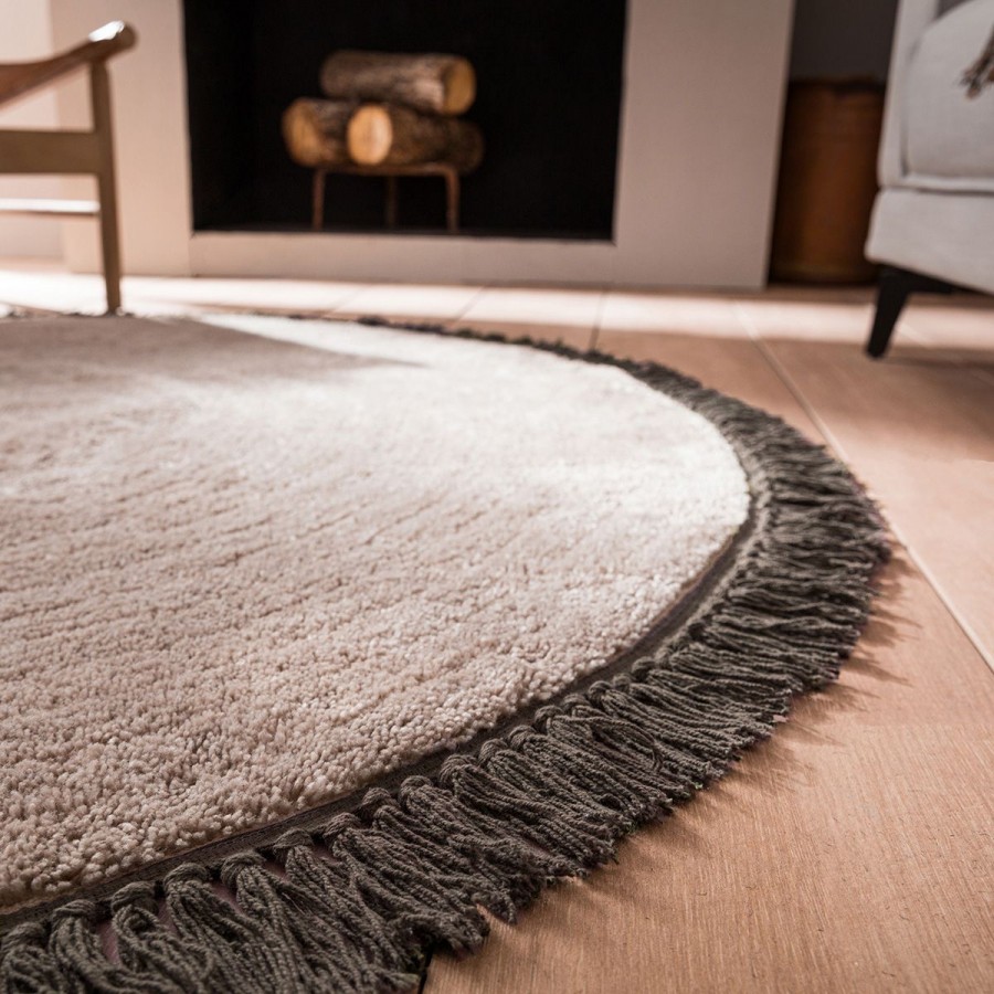 Χαλί Στρογγυλό Harper 925/06 Φ150 Dove/Pine Green Gofis Home