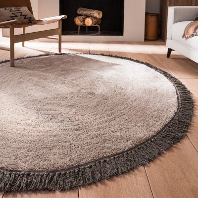 Χαλί Στρογγυλό Harper 925/06 Φ150 Dove/Pine Green Gofis Home