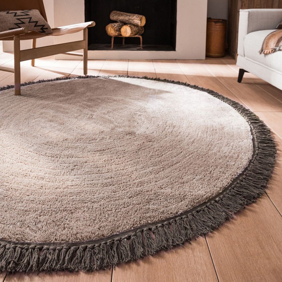 Χαλί Στρογγυλό Harper 925/06 Φ150 Dove/Pine Green Gofis Home