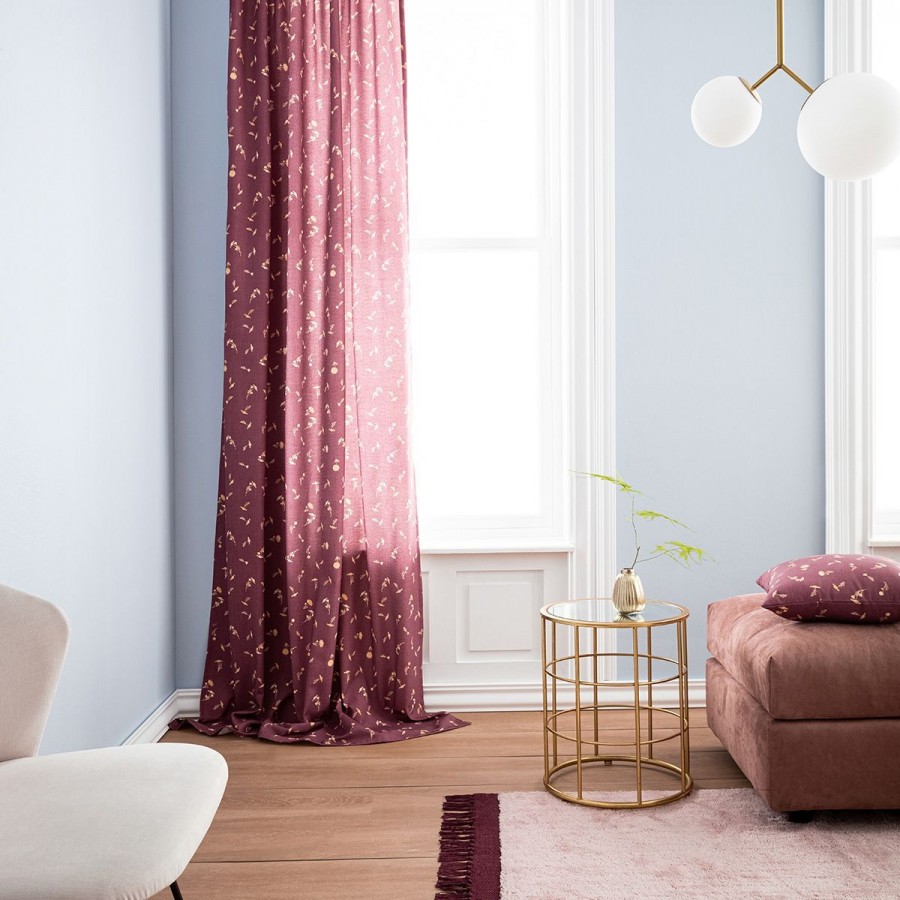 Κουρτίνα Με Τρέσα Cherry Flower 938 140X260 Gofis Home