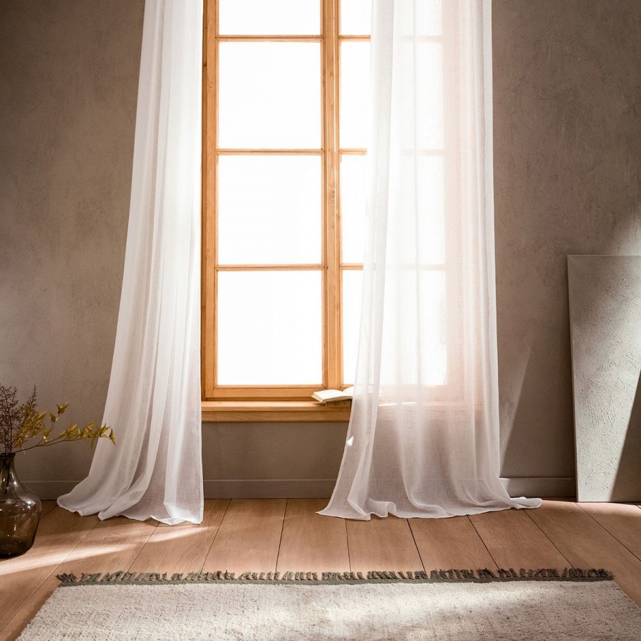 Κουρτίνα Με Τρέσα Combe 502/05 140X280 Off White Gofis Home Κουρτίνα Με Τρέσα Combe 502/05 140X280 Off White Gofis Home