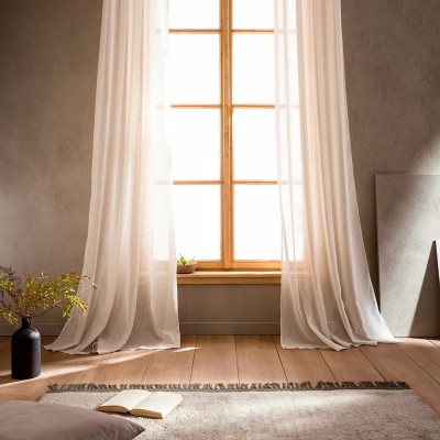 Κουρτίνα Με Τρέσα Combe 502/06 200X275 Μπεζ Gofis Home Κουρτίνα Με Τρέσα Combe 502/06 200X275 Μπεζ Gofis Home
