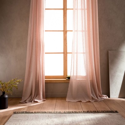 Κουρτίνα Με Τρέσα Combe 502/31 140X280 Σομόν Gofis Home Κουρτίνα Με Τρέσα Combe 502/31 140X280 Σομόν Gofis Home