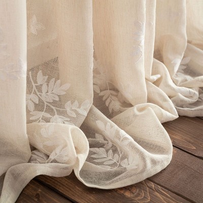Κουρτίνα Με Τρέσα Leaf 532/06 140X280 Μπεζ Gofis Home Κουρτίνα Με Τρέσα Leaf 532/06 140X280 Μπεζ Gofis Home