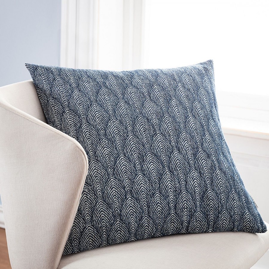 Μαξιλαροθήκη Peacock 935/01 50X50 Royal Blue Gofis Home