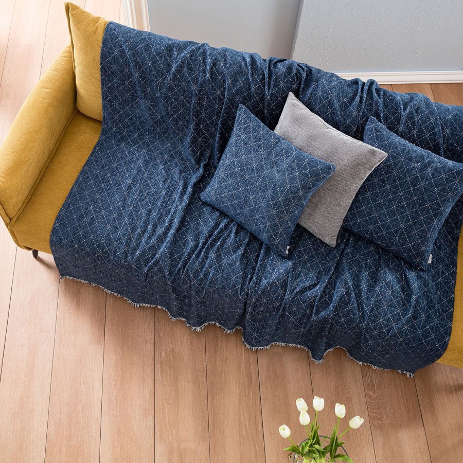 Ριχτάρι Διθέσιου Καναπέ Asteroid 944/01 180X250 Royal Blue Gofis Home Ριχτάρι Διθέσιου Καναπέ Asteroid 944/01 180X250 Royal Blue Gofis Home