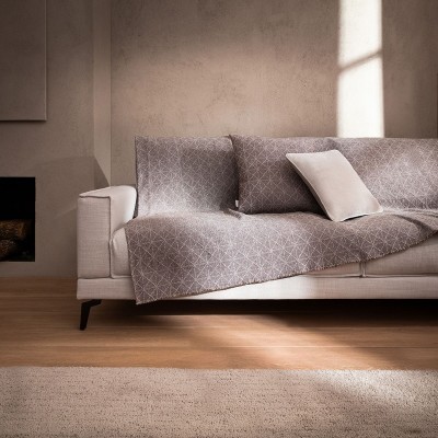 Ριχτάρι Διθέσιου Καναπέ Asteroid 944/13 180X250 Cocoa Brown Gofis Home