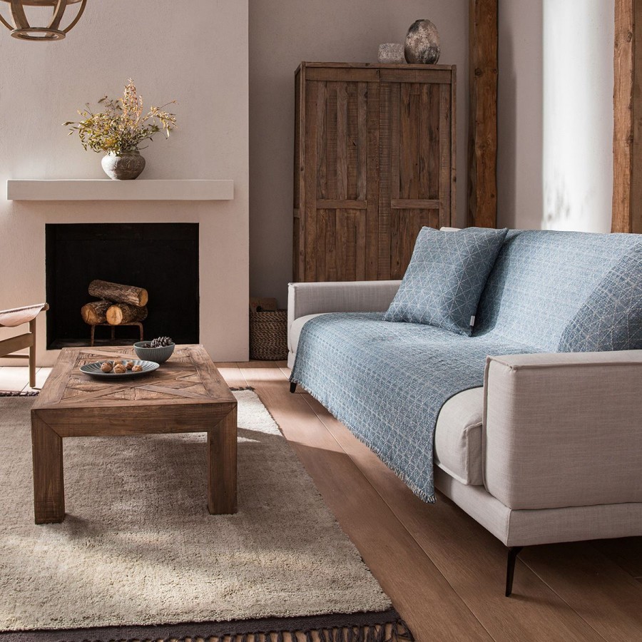 Ριχτάρι Διθέσιου Καναπέ Asteroid 944/18 180X250 Πετρόλ Gofis Home