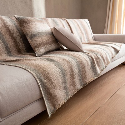 Ριχτάρι Διθέσιου Καναπέ Groovy 985/06 180X250 Μπεζ/Γκρι Gofis Home