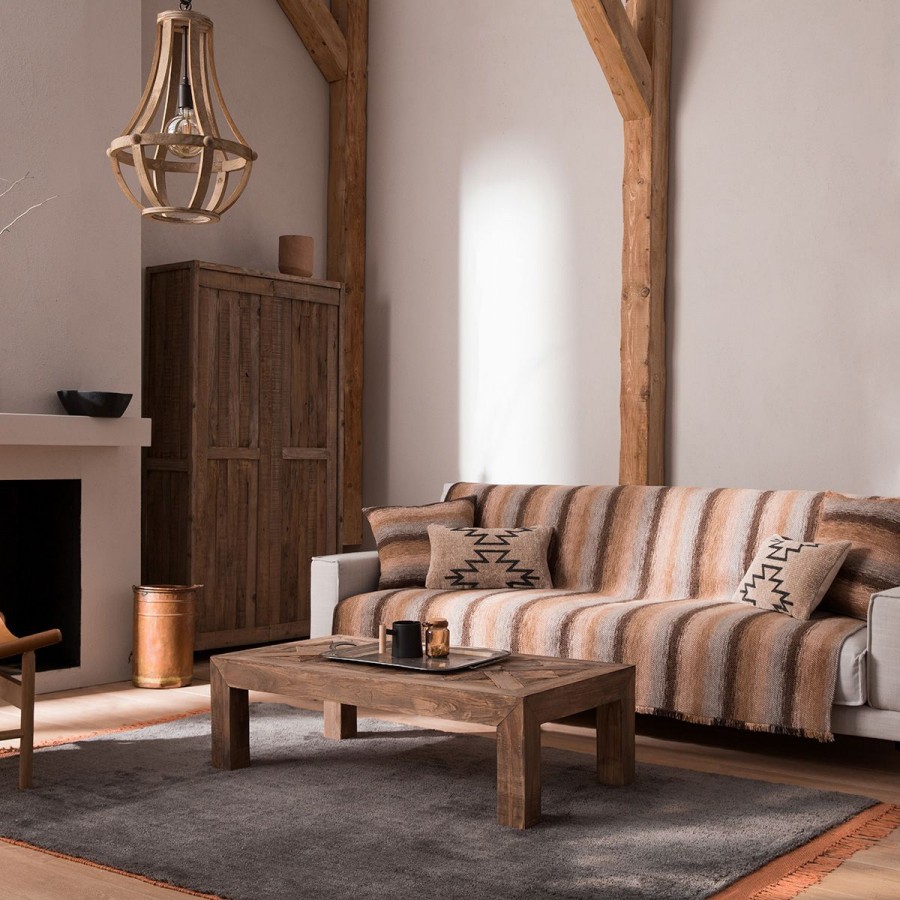 Ριχτάρι Διθέσιου Καναπέ Groovy 985/13 180X250 Καφέ Gofis Home