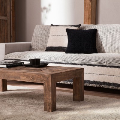 Ριχτάρι Διθέσιου Καναπέ Highlands 863/14 180X250 Μαύρο/OffWhite Gofis Home Ριχτάρι Διθέσιου Καναπέ Highlands 863/14 180X250 Μαύρο/OffWhite Gofis Home