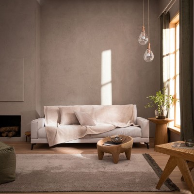 Ριχτάρι Διθέσιου Καναπέ Nimbus 447/06 180X250 Μπεζ Gofis Home Ριχτάρι Διθέσιου Καναπέ Nimbus 447/06 180X250 Μπεζ Gofis Home