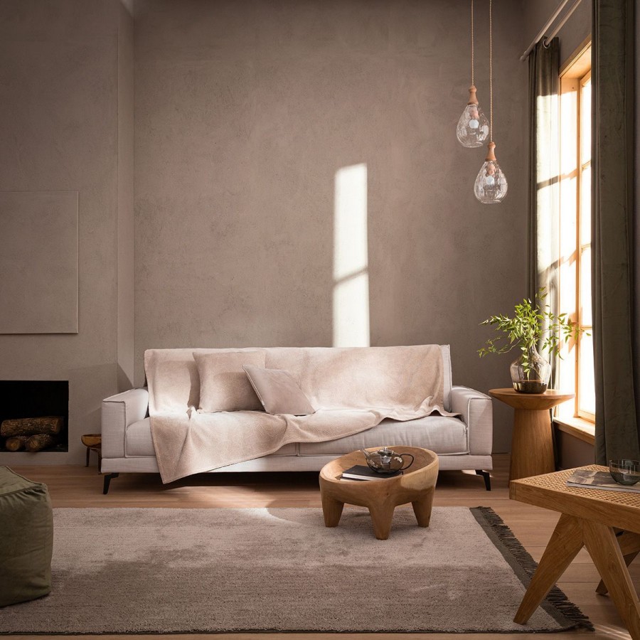 Ριχτάρι Διθέσιου Καναπέ Nimbus 447/06 180X250 Μπεζ Gofis Home Ριχτάρι Διθέσιου Καναπέ Nimbus 447/06 180X250 Μπεζ Gofis Home