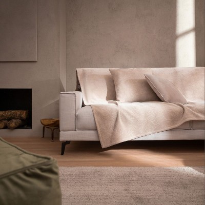 Ριχτάρι Διθέσιου Καναπέ Nimbus 447/06 180X250 Μπεζ Gofis Home Ριχτάρι Διθέσιου Καναπέ Nimbus 447/06 180X250 Μπεζ Gofis Home