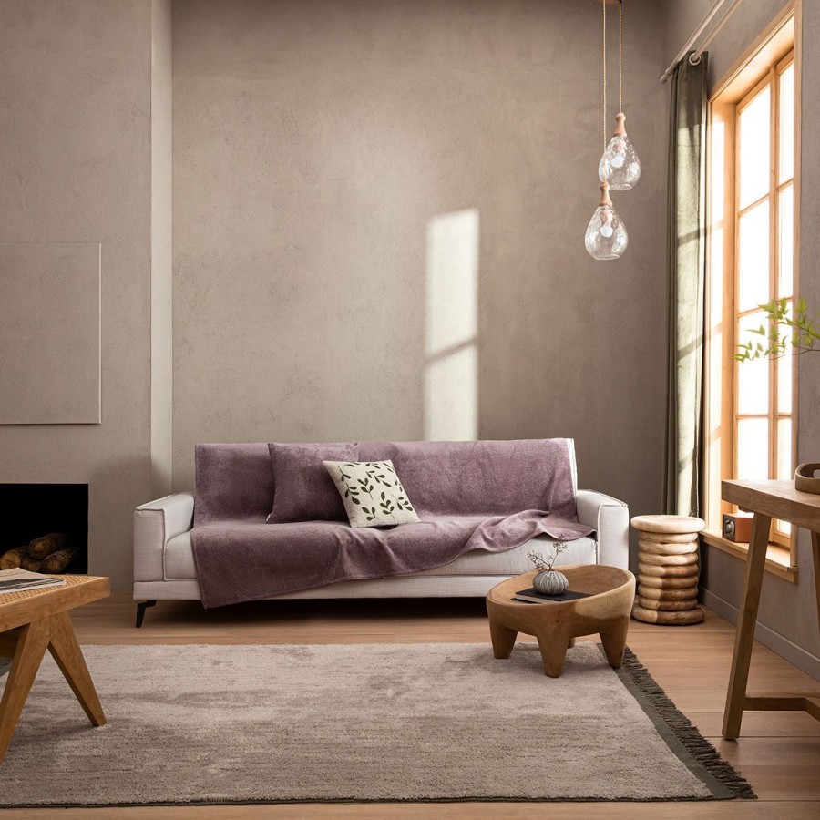 Ριχτάρι Διθέσιου Καναπέ Nimbus 447/20 180X250 Purple Bean Gofis Home Ριχτάρι Διθέσιου Καναπέ Nimbus 447/20 180X250 Purple Bean Gofis Home