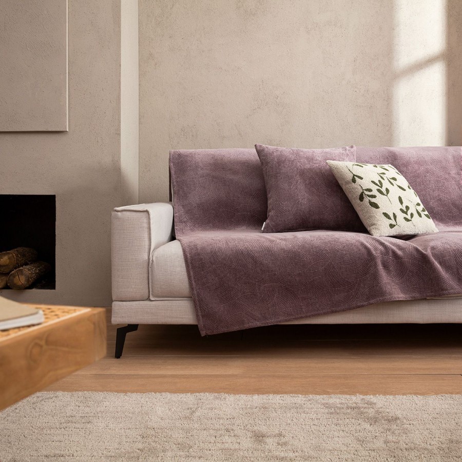 Ριχτάρι Διθέσιου Καναπέ Nimbus 447/20 180X250 Purple Bean Gofis Home Ριχτάρι Διθέσιου Καναπέ Nimbus 447/20 180X250 Purple Bean Gofis Home