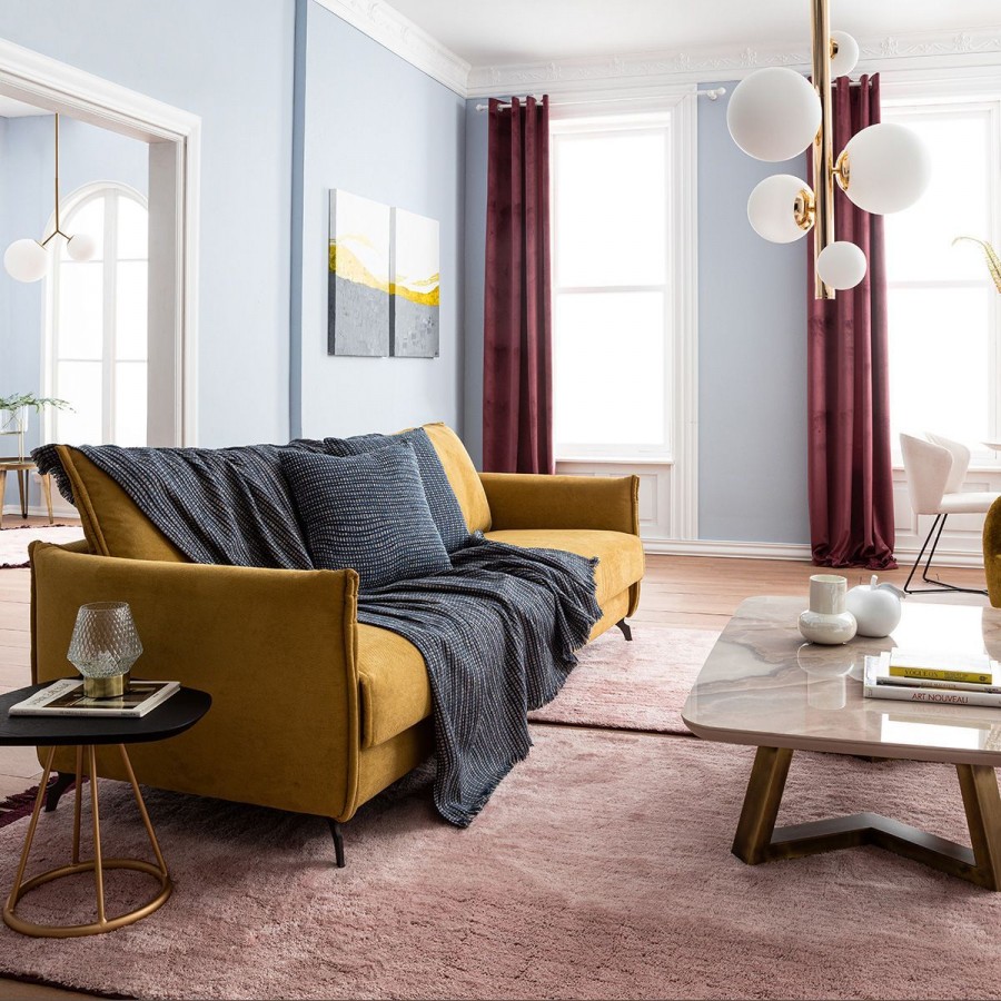 Ριχτάρι Διθέσιου Καναπέ Tendre 880/01 180X250 Royal Blue Gofis Home